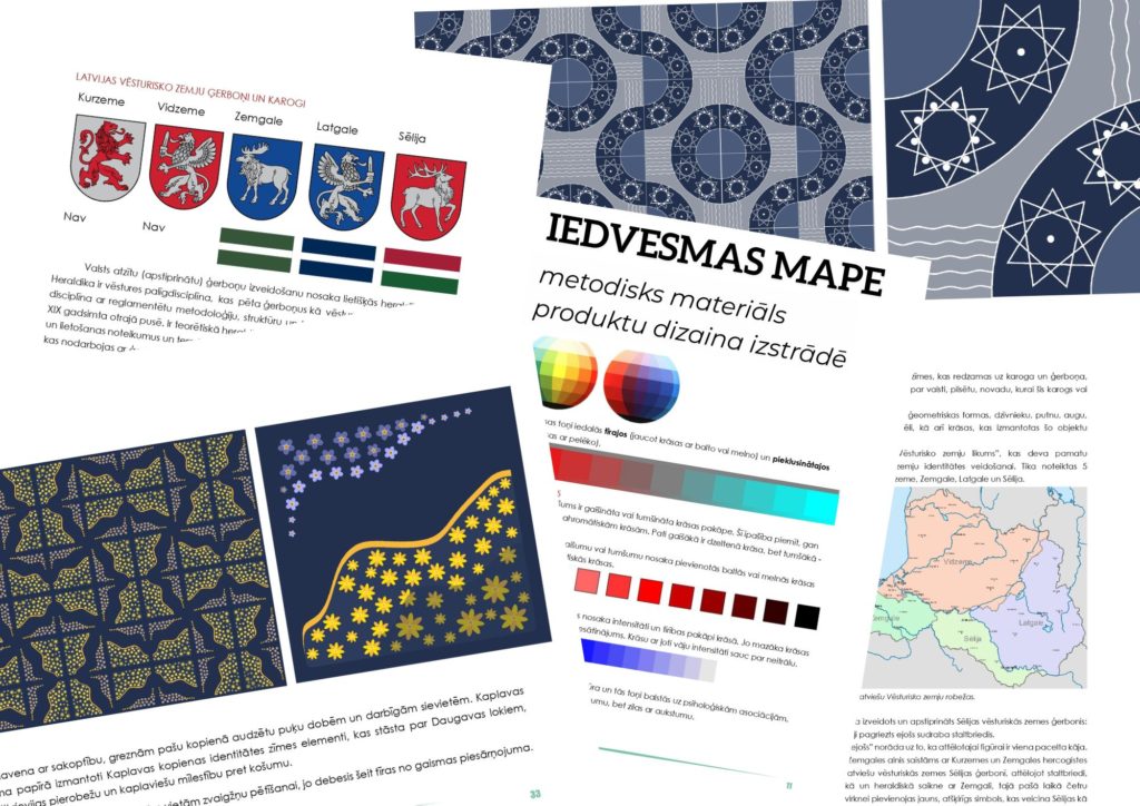 Izstrādāta “Iedvesmas mape” produktu dizaina veidošanā